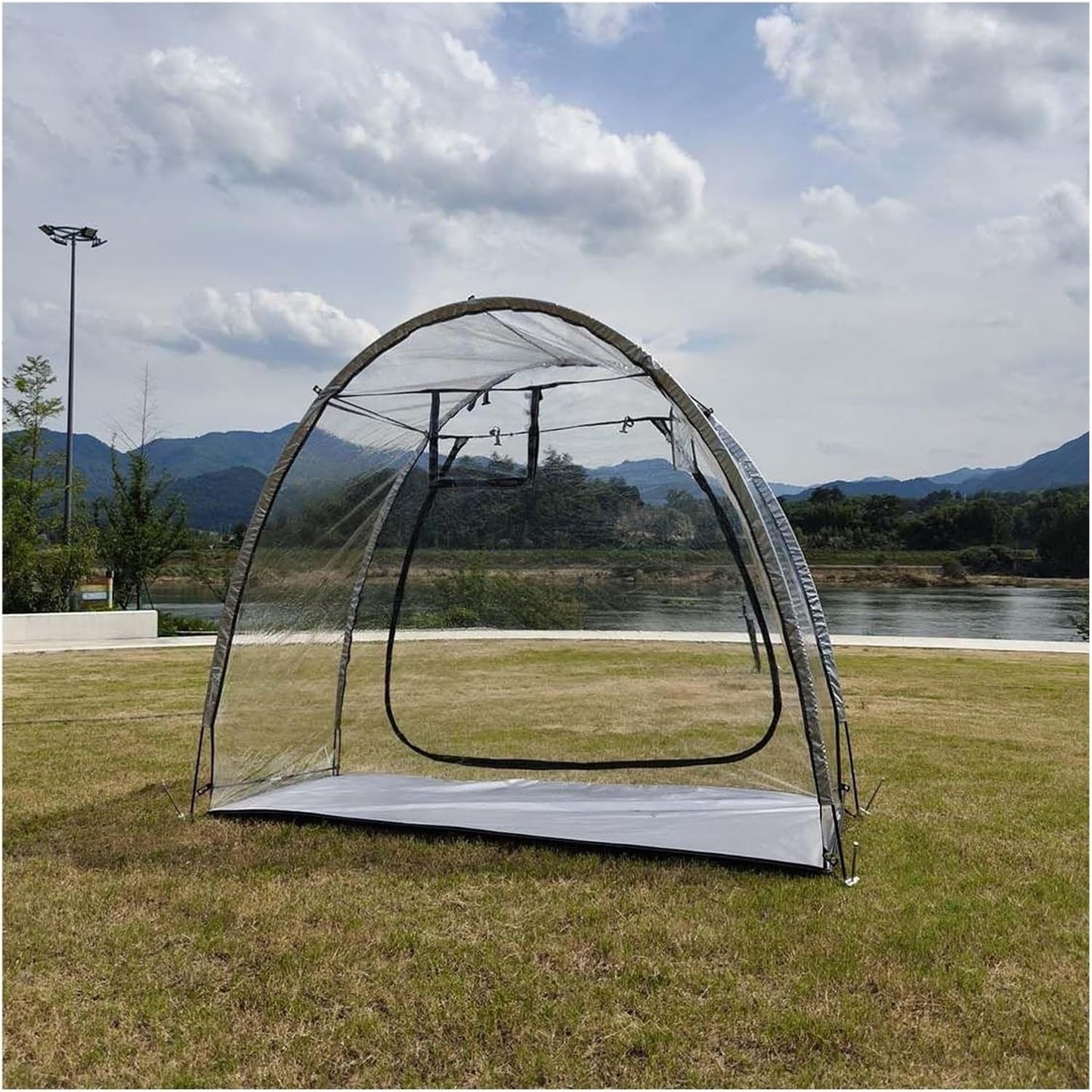 GENERIC Abri De Rangement Pour Vélos, Housse Imperméable Pour Vélos - Garage De Rangement Extérieur Portable Pour Motos, Outils De Jardin Et Tondeuses à Gazon - Dimensions : 200 X 80 X 165 Cm