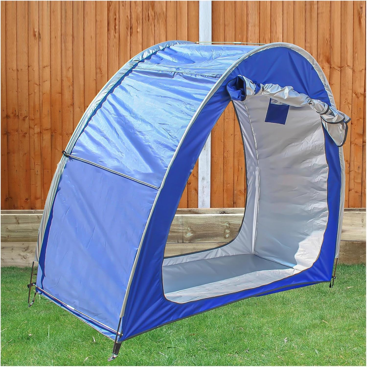 GENERIC Tente De Rangement Pour Vélo, Housse De Vélo Durable En Oxford 210D - Lot De 2 Tentes Pour Vélo, Idéales Pour Le Rangement Extérieur, Imperméables Et Résistantes Aux UV, Conception Modulable