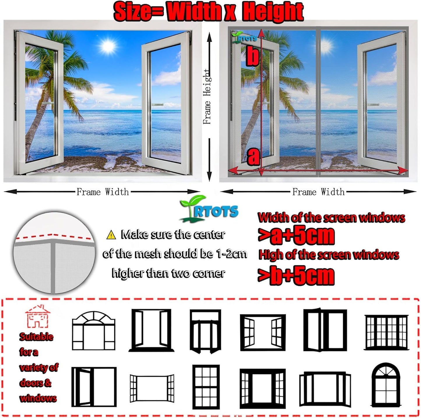  Magnetic Mosquito Net Window Screen Magnetic, 60 X 60 Cm Tool-Free Installation Custom Mosquito Net Door Magnetic Seal Top And Bottom【Grey】