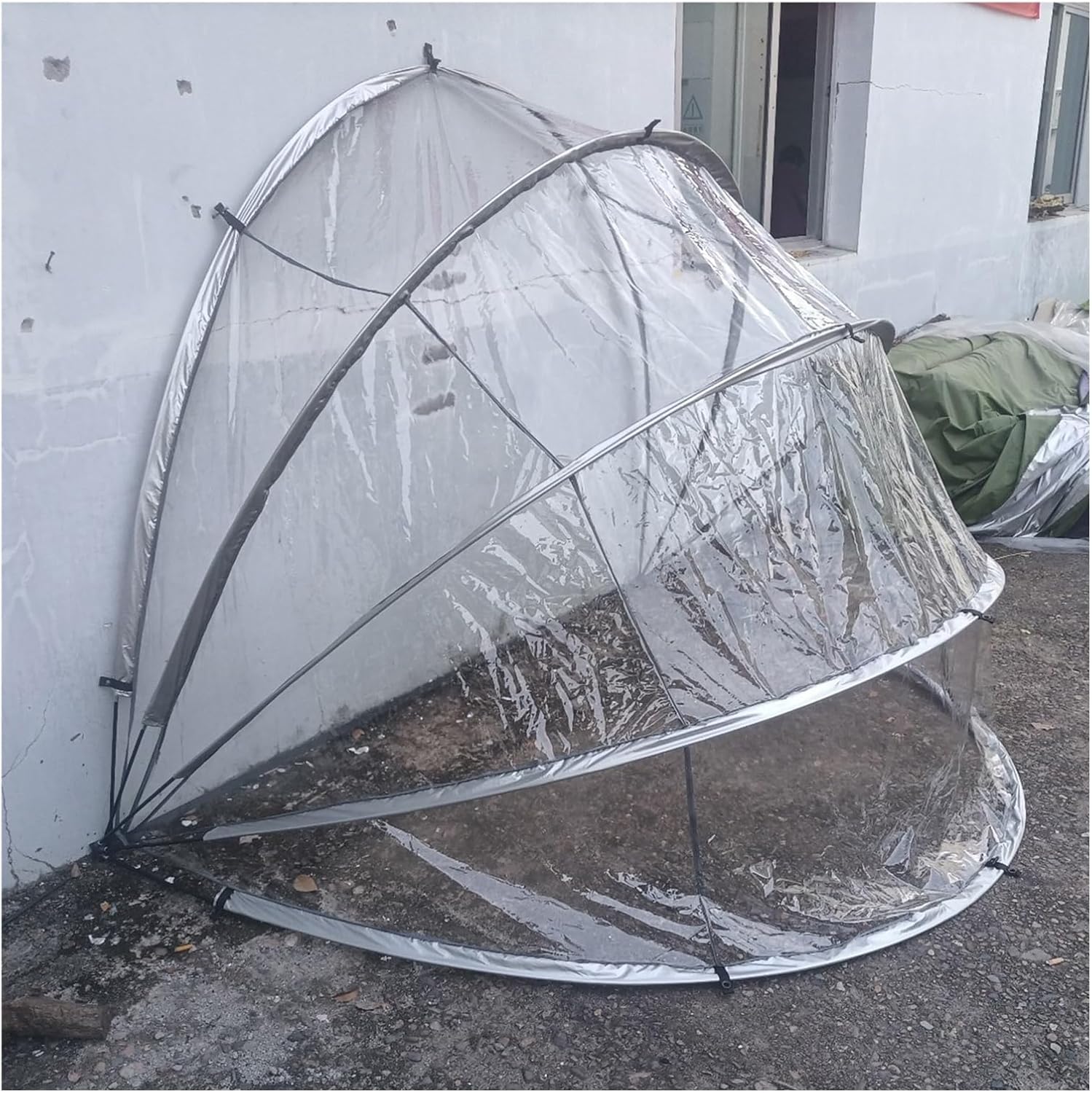 GENERIC Abri De Jardin Imperméable Et Transparent Pour Vélos - Rangement Extérieur Pour Motos, Outils De Jardin, Tondeuses à Gazon Et Plus Encore - Protection Durable Contre Les Intempéries