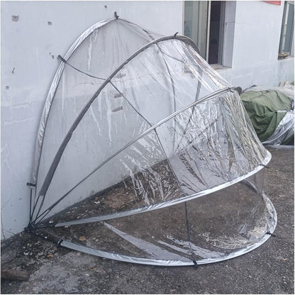 GENERIC Abri De Jardin Imperméable Et Transparent Pour Vélos - Rangement Extérieur Pour Motos, Outils De Jardin, Tondeuses à Gazon Et Plus Encore - Protection Durable Contre Les Intempéries
