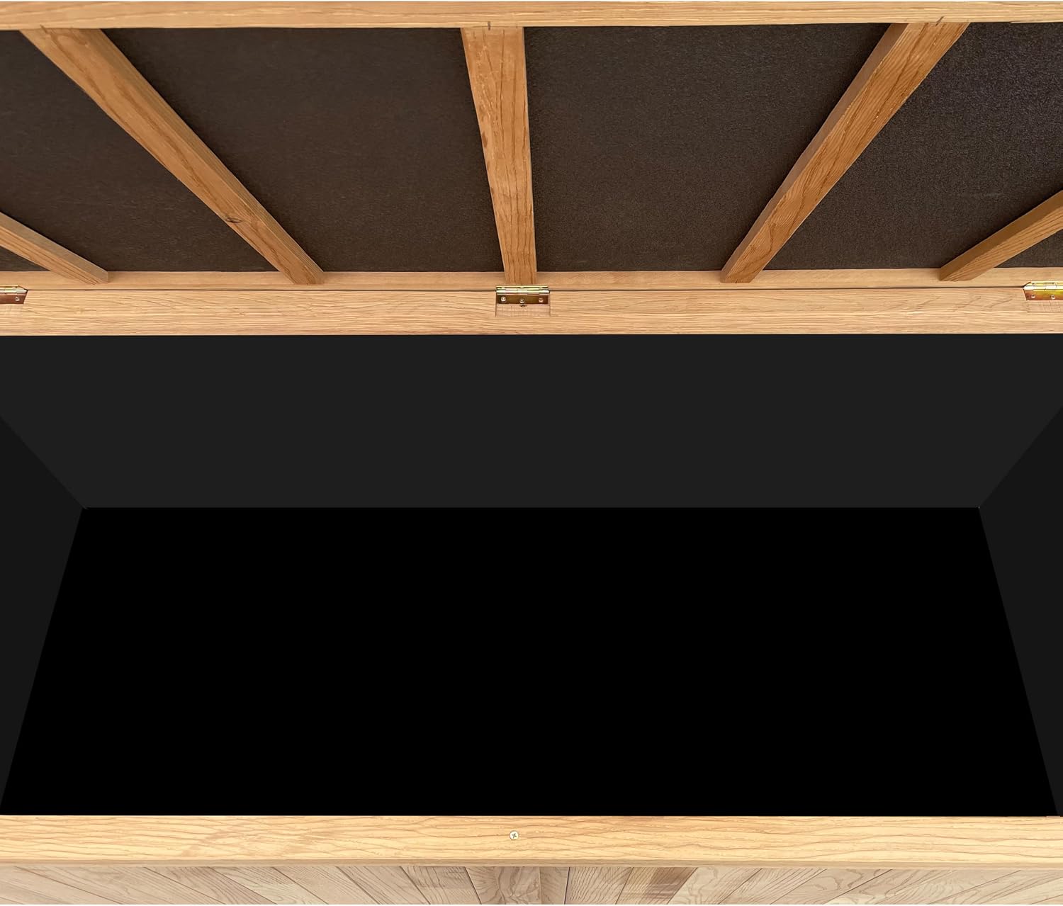  AXI Milo Coffre De Jardin En Bois Brun - 160 X 70 X 120 Cm | Coffre De Rangement Sous Un Abri Ou à L’intérieur Avec Fond Et Serrure | Meuble Exterieur Rangement Outils De Jardinage/Coussins
