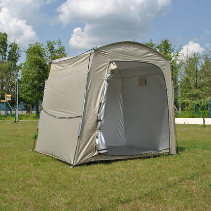 GENERIC Abri De Rangement Pour Vélo, Imperméable, Pour Le Rangement Extérieur – Abri Pliable Pour Moto Et Outils De Jardin, Dimensions 220 X 150 X 185 Cm, Idéal Pour Protéger Tondeuse à Gazon Et AUT