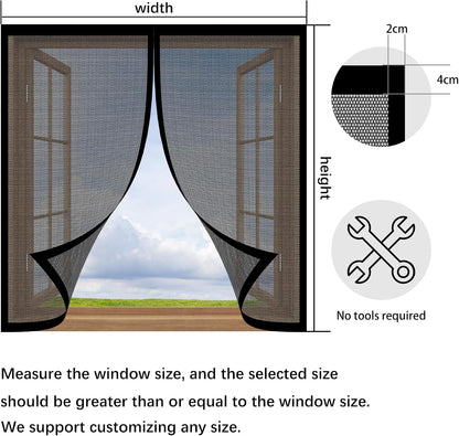  No Drilling Window Mosquito Net 118 X 147 Cm Self Adhesive Mesh No Drilling Easy To Install For Home Windows, White