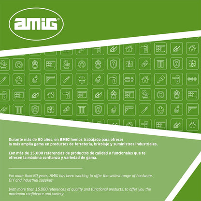  Amig - Sliding Screen For Windows | White Aluminium And Grey Fiberglass Mesh | Adjustable And Cut To Size | Quick Installation On Window Frame | 70 X 130 Cm