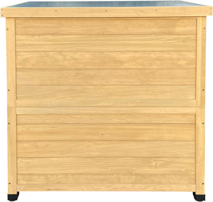  Axi Felix Armoire De Jardin En Bois Beige - 80 X 45 X 93 Cm | Armoire Exterieur, Armoire À Outils Pour Le Jardin Avec Étagère/Meuble Exterieur Rangement Pour Le Jardin