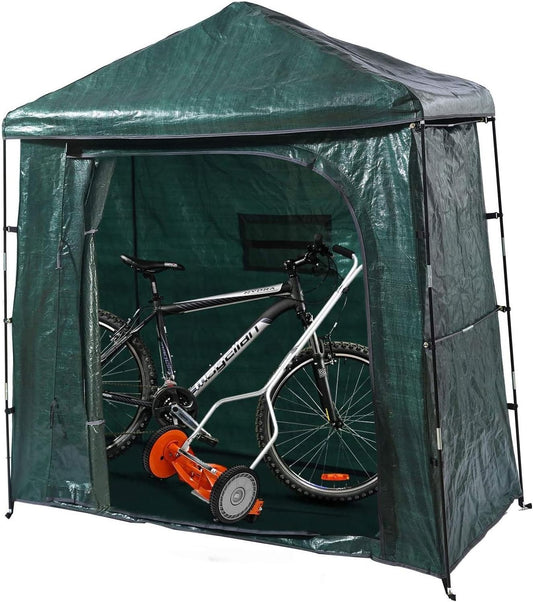 GENERIC Tente De Vélo Pour Housses De Vélo D'extérieur, Tente De Rangement Pour Abri De Vélo, Tente De Rangement Extérieur Pour Vélo, Support En Alliage D'aluminium Pour Extérieur, Abri De Rangement