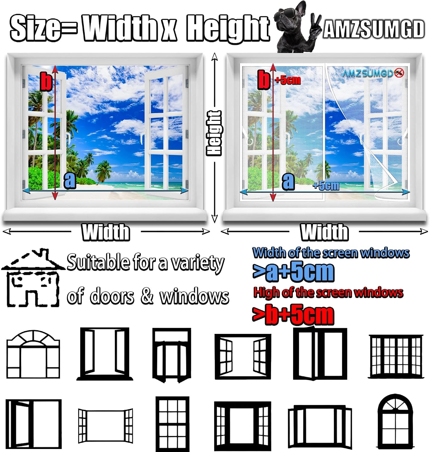  Magnetic Window Mosquito Net 245 X 225 Cm Easy To Install Automatic Closure Anti-Insect Fly Insect Insect Fly For Children And Pets (White)