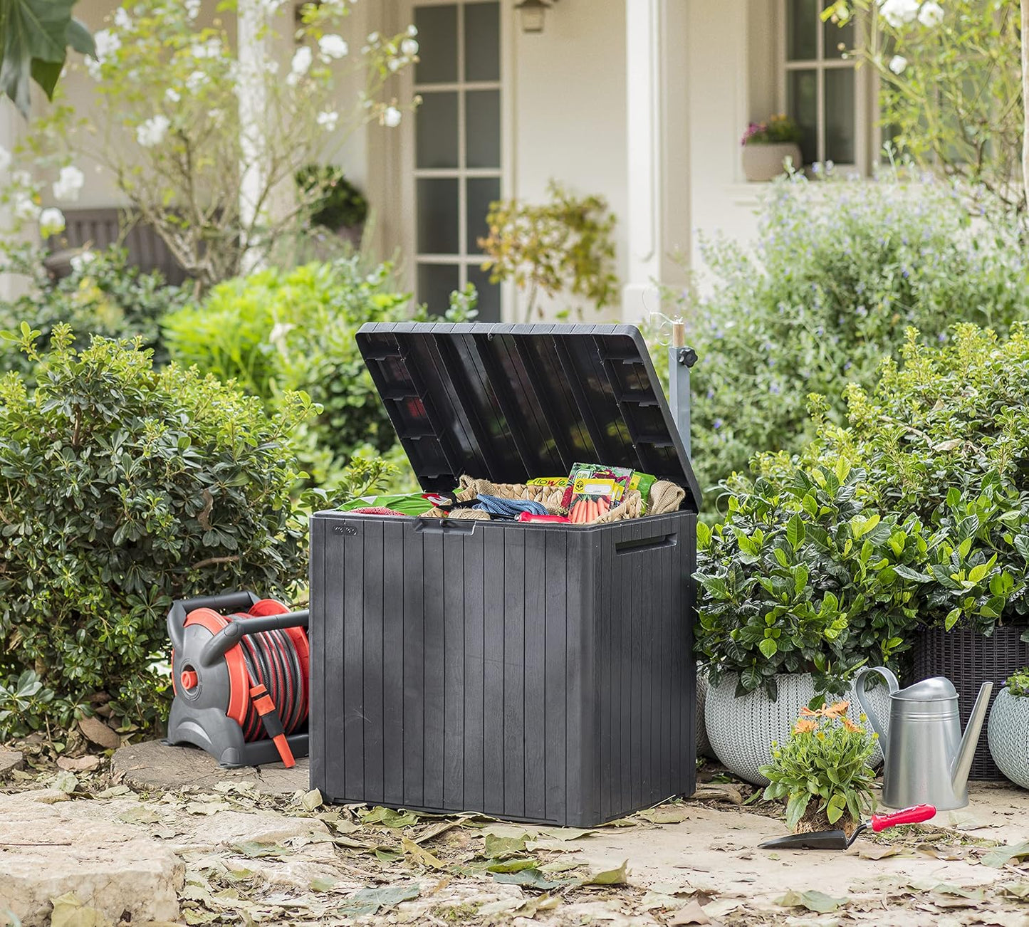  Keter Boîte De Rangement De Jardin City 113 L